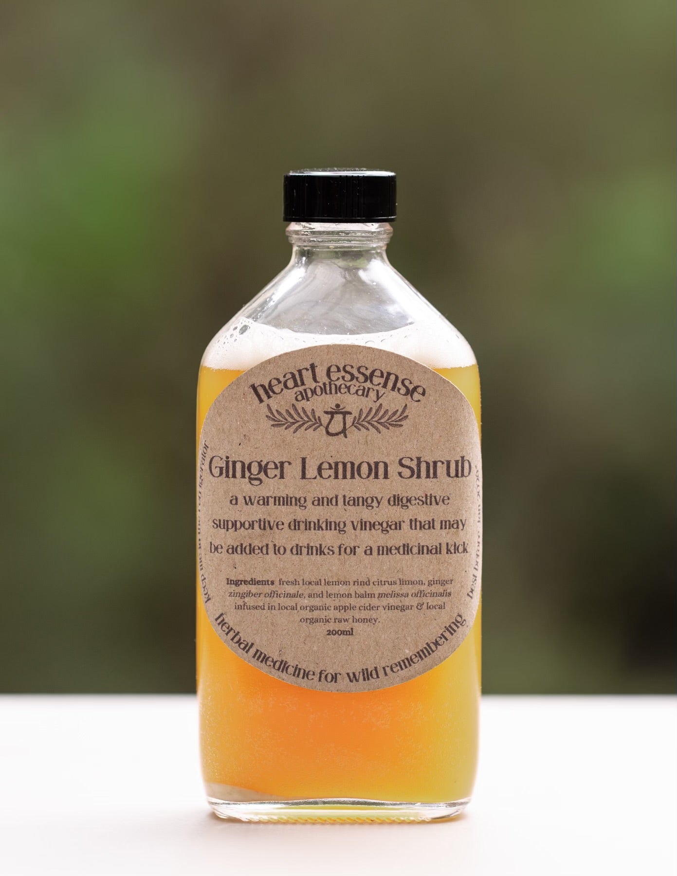 Ginger Lemon Shrub 200ml